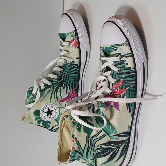 Converse Chuck Taylor All Star Hi Tropical Print UNISEX size 10.5 *NEW* RARE!!! - Picture 7 of 9